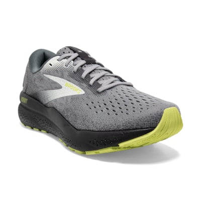 Brooks Ghost 16 Primer Grey Lime Extra Wide Width 4E Men's 1