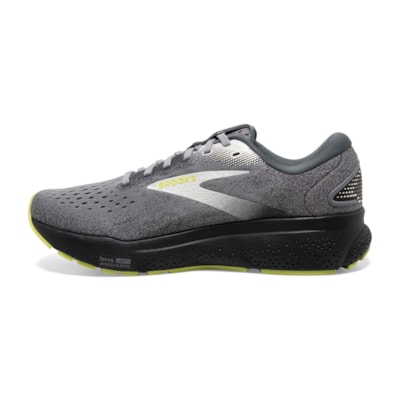 Brooks Ghost 16 Primer Grey Lime Extra Wide Width 4E Men's 3