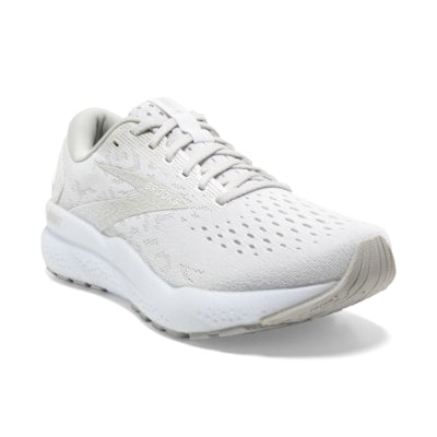 Brooks Ghost 16 White White Grey Women's 1