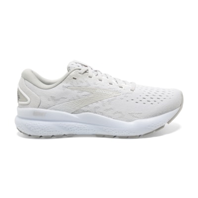 Brooks Ghost 16 White White Grey Women's 2