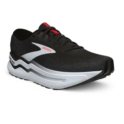 Brooks Ghost Max 2 Black White Fiery Red Men's