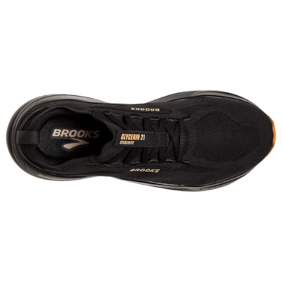 Brooks Glycerin 21 Stealthfit Black Cream Biscuit Men's 5