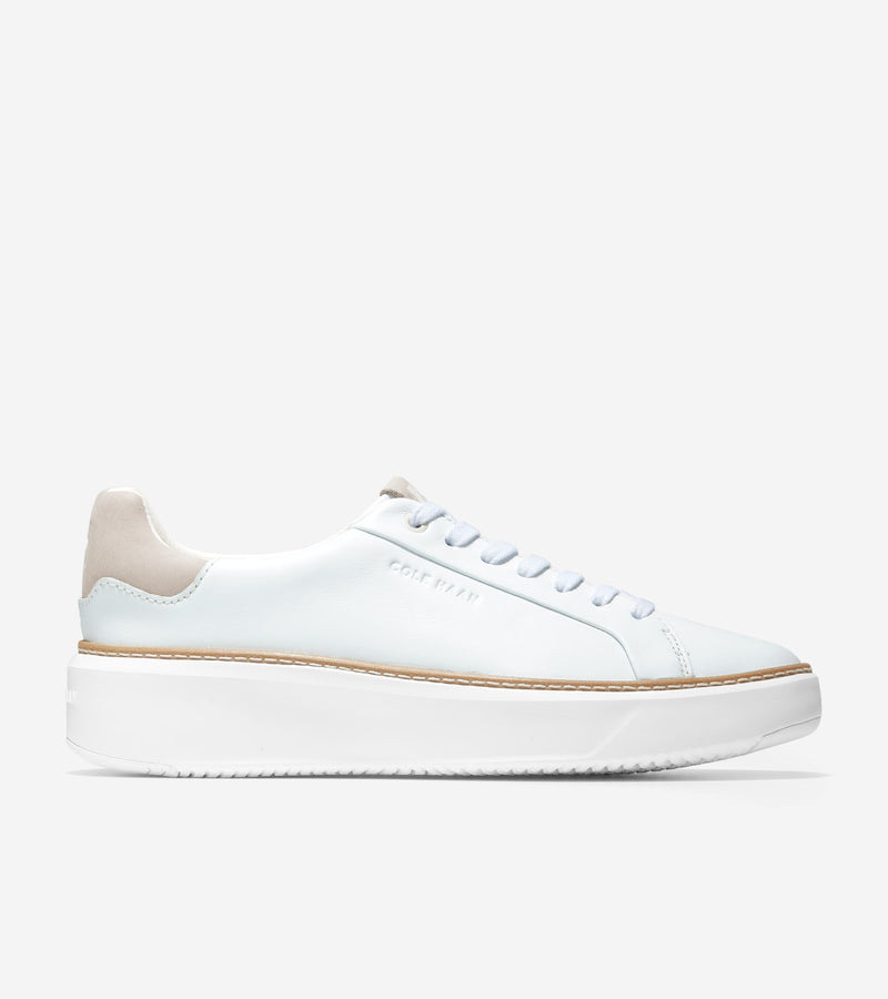 COLE HAAN GrandPro Topspin Sneaker White Dove Women's 1