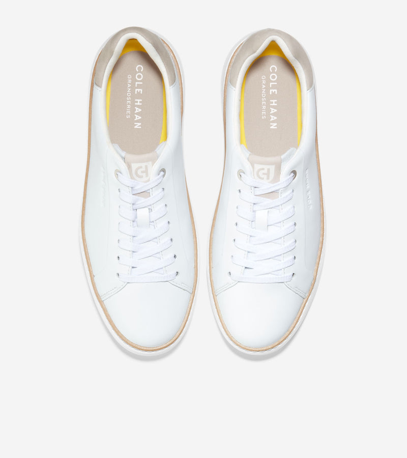 COLE HAAN GrandPro Topspin Sneaker White Dove Women's 4