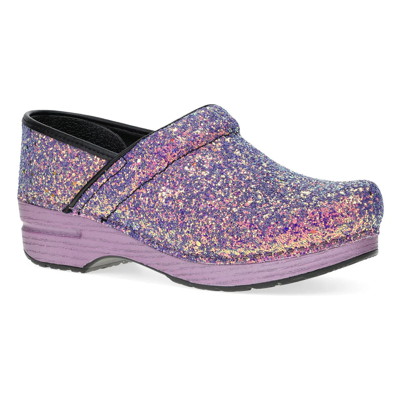 Dansko Professional Clog Lilac Glitter Women's