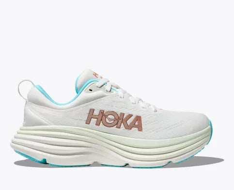 Hoka Bondi 8 Frost Rose Gold Women's 1