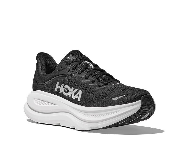 Hoka Bondi 9 Black White Men's