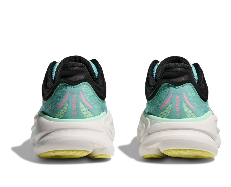 Hoka Bondi 9 Blue Spark Mint Flourite Wide Women's