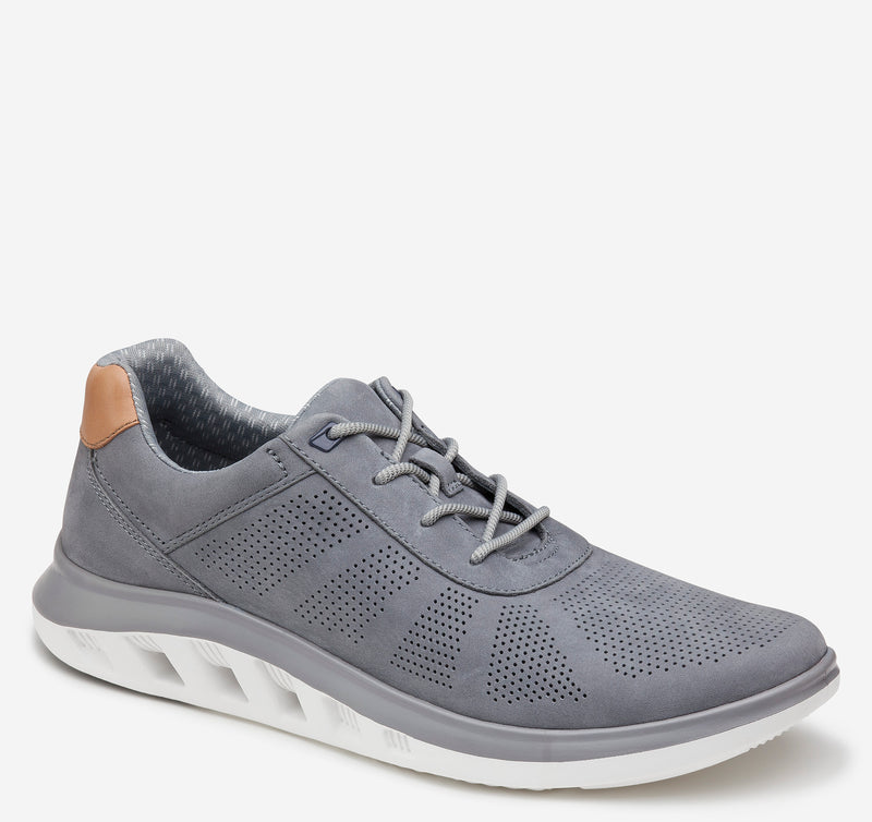 Johnston &amp; Murphy Activate U Throat Gray Nubuck Men's 1