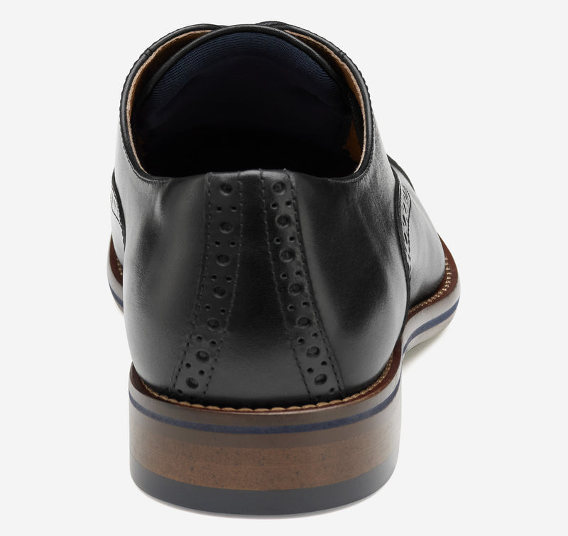 Johnston and Murphy Conard 2.0 Cap Toe Black Men's