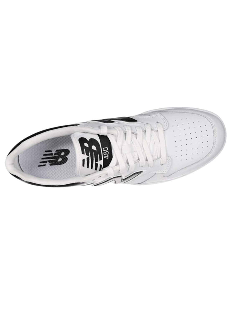 New Balance 480 White Black BB480LBK  4