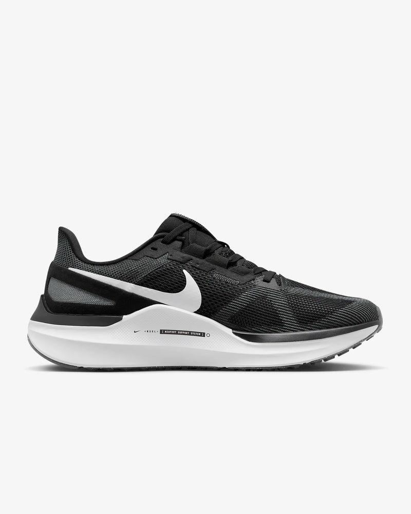 Nike Structure 25 Black White Grey Men's 3