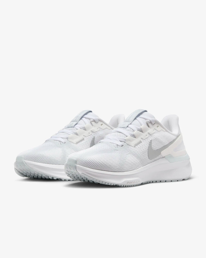 Nike Structure 25 White Platinum Silver Women's 5