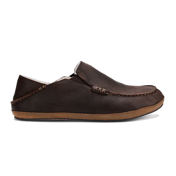 Olukai Moloa Slipper Dark Wood Men's 1