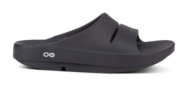 Oofos Ooahh Black Sandal 2