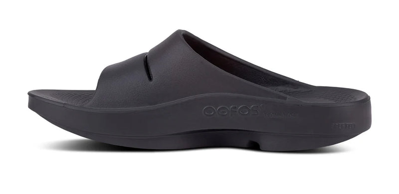 Oofos Ooahh Black Sandal 4