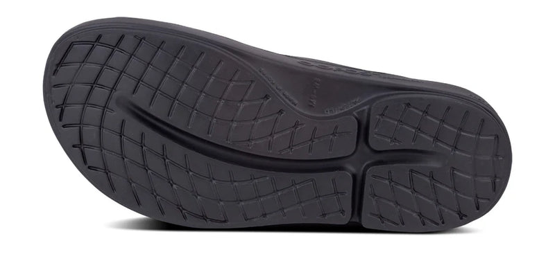 Oofos Ooahh Black Sandal 7