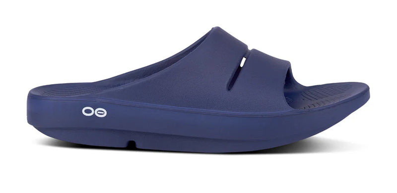 Oofos Ooahh Navy Sandal 2