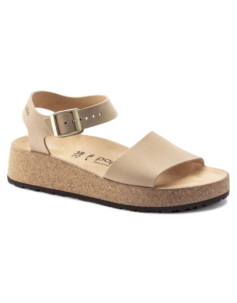 Papillio by Birkenstock Glenda Nubuck Leather Sandcastle Women's 1