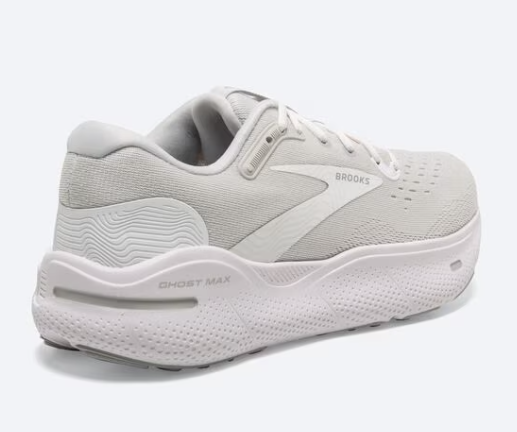 Brooks Ghost Max White Silver Women's