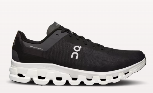 On Cloudflow 4 Black White Men's 