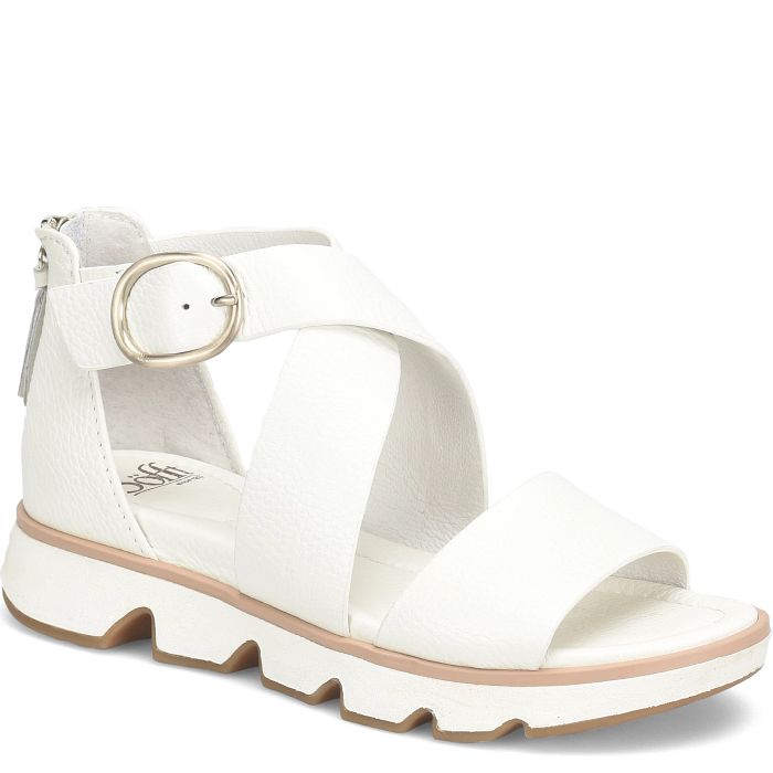 Sofft Mackenna White Women's Sandal 1