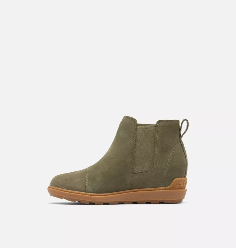 Sorel Evie II Chelsea Boot Stone Green Gum Women's 4