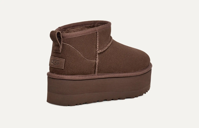 UGG Classic Ultra Mini Platform Burnt Cedar Women's 4