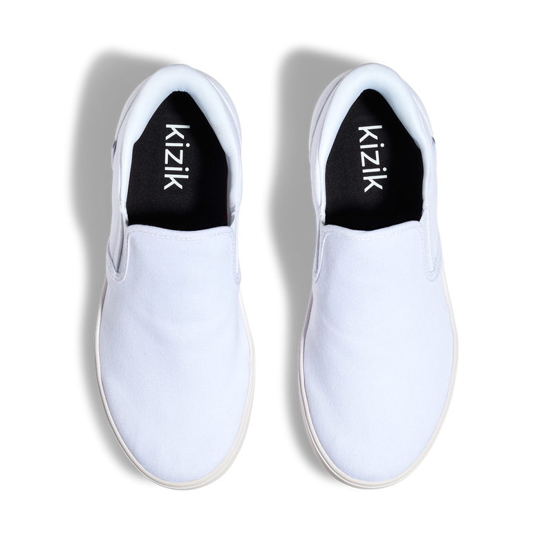 Kizik Venice White Hands Free Slip on  7