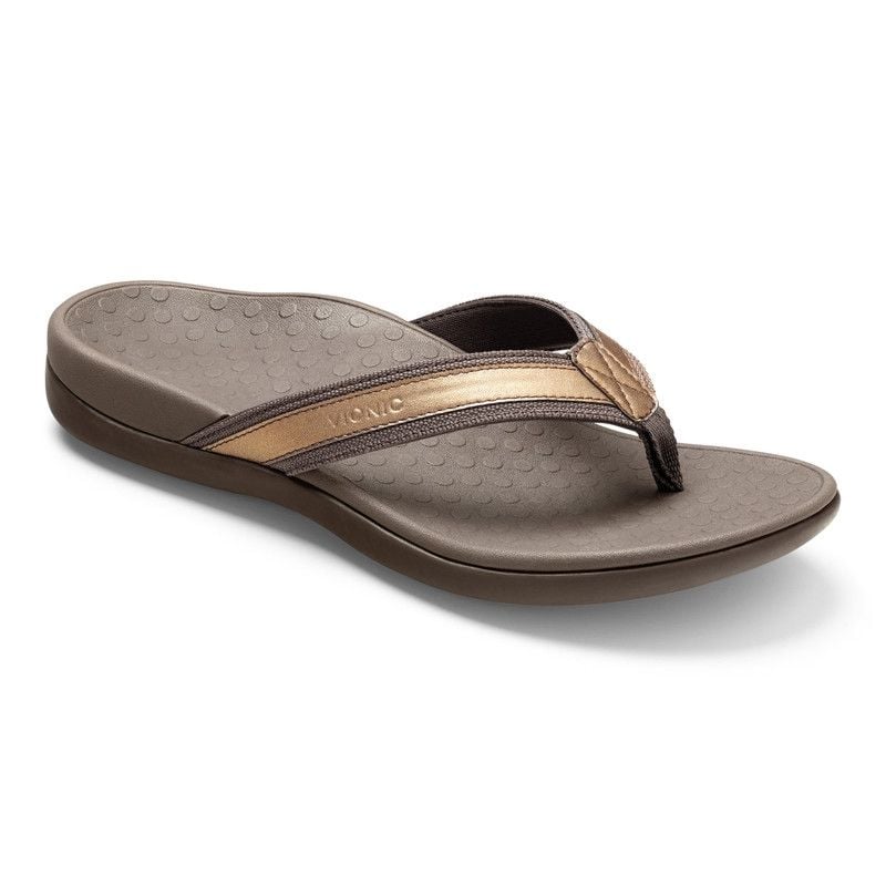 Vionic Tide Bronze Metallic Women's Sandal 1