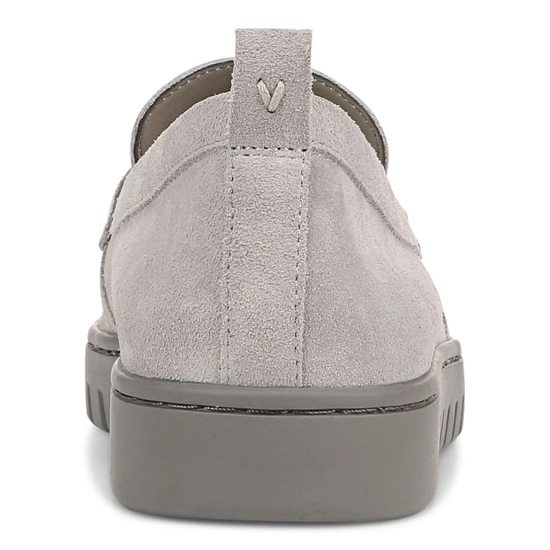 Vionic Uptown Loafer Light Grey Suede Women's 4