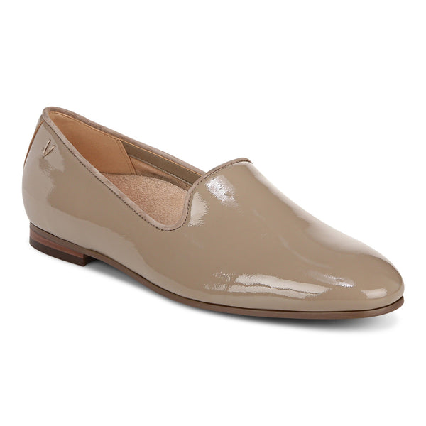 Vionic Willa II Taupe Patent Flat Women's 1