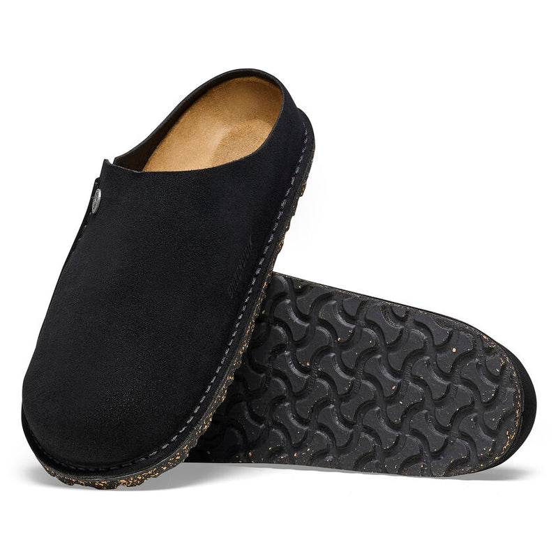 Birkenstock Zermatt Black Suede Narrow Women's