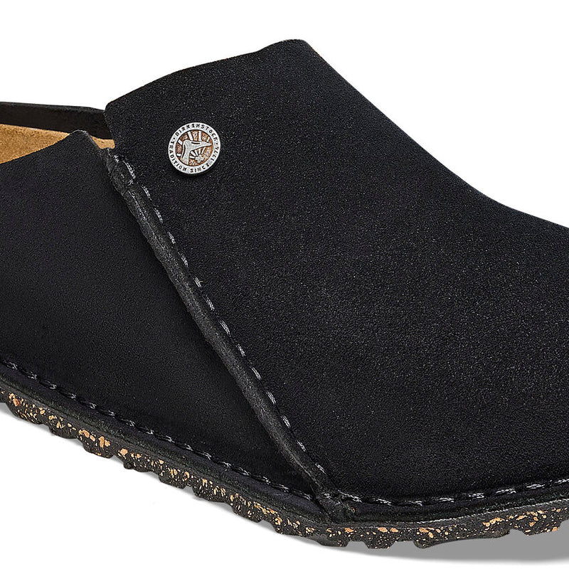 Birkenstock Zermatt Black Suede Narrow Women's