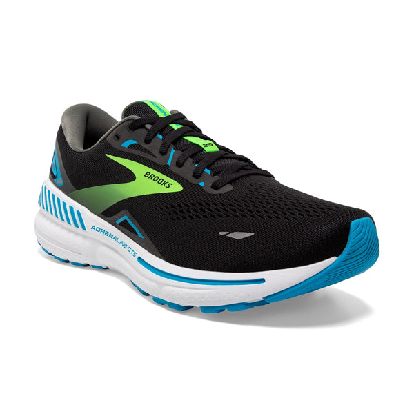 Brooks Adrenaline GTS 23 Black Hawaiian Ocean Green Men's