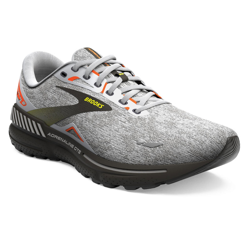 Brooks Adrenaline GTS 23 Oyster Black Orange Men's