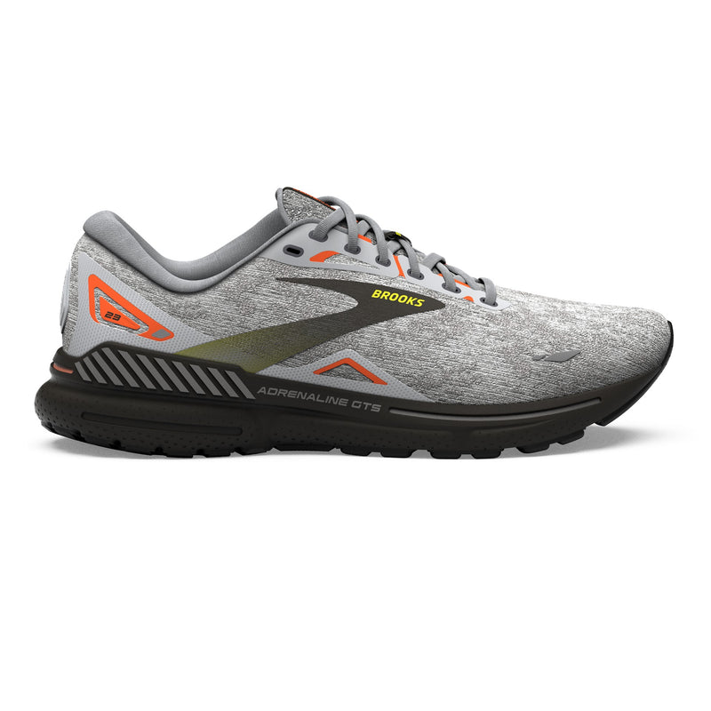 Brooks Adrenaline GTS 23 Oyster Black Orange Men's