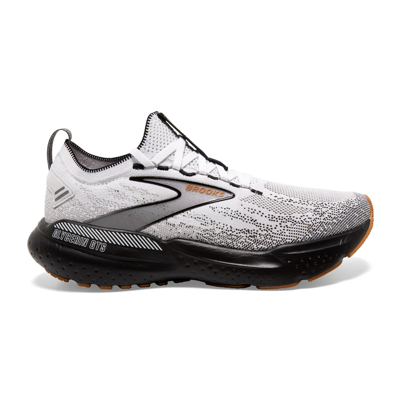 Brooks Glycerin StealthFit GTS 21 White Grey Black Mens 2