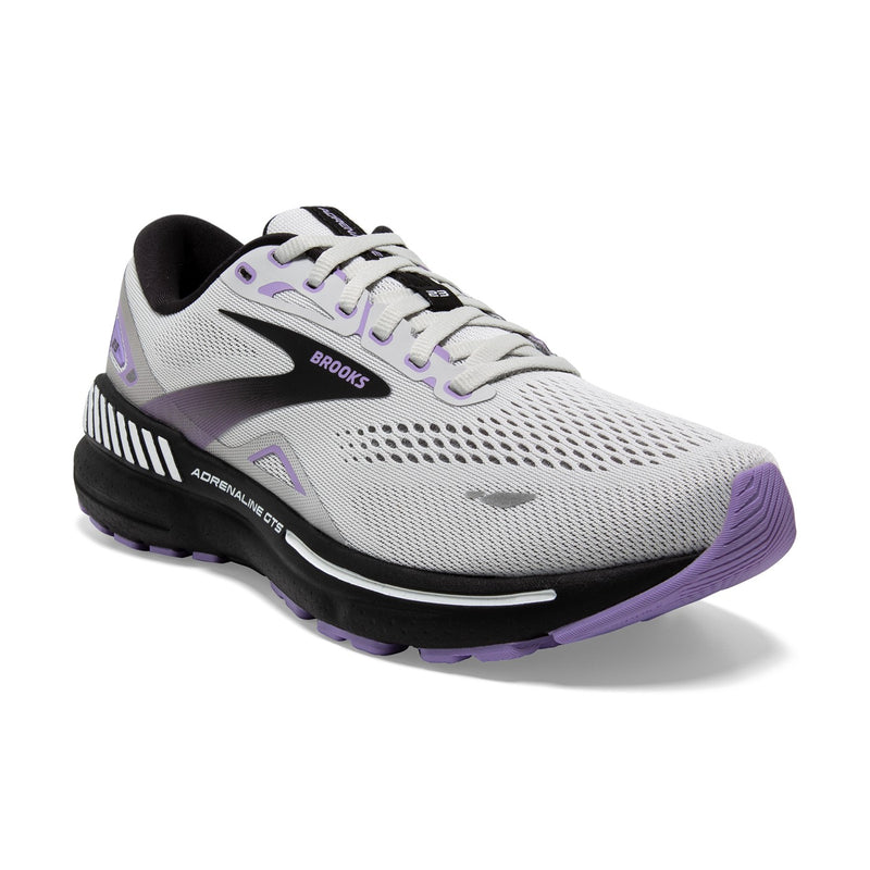 Brooks Adrenaline GTS 23 Grey Black Purple Women's