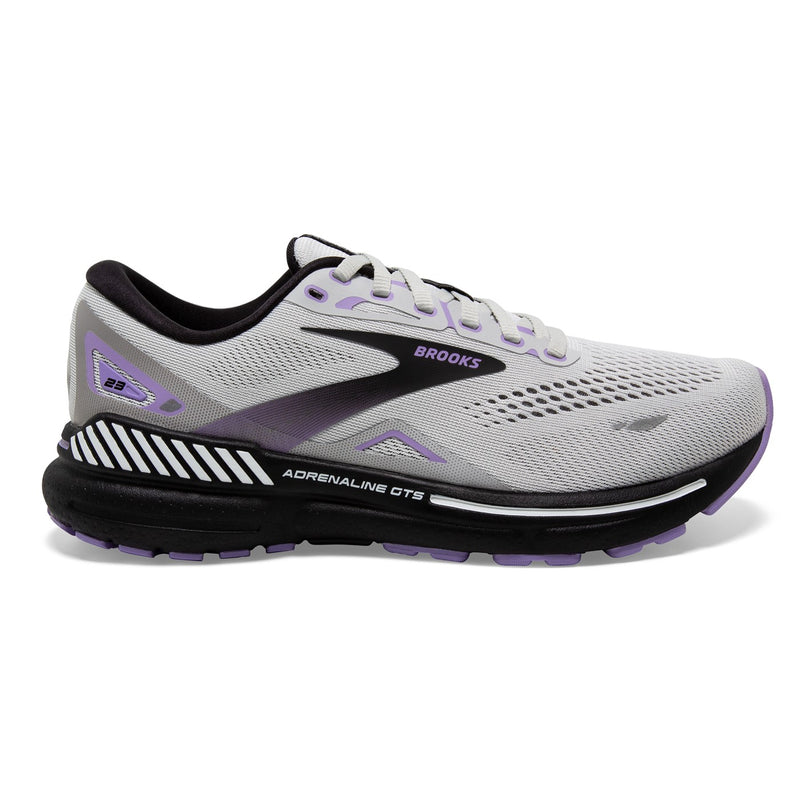 Brooks Adrenaline GTS 23 Grey Black Purple Women's