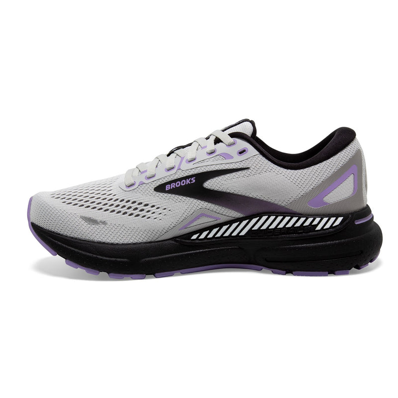 Brooks Adrenaline GTS 23 Grey Black Purple Women's