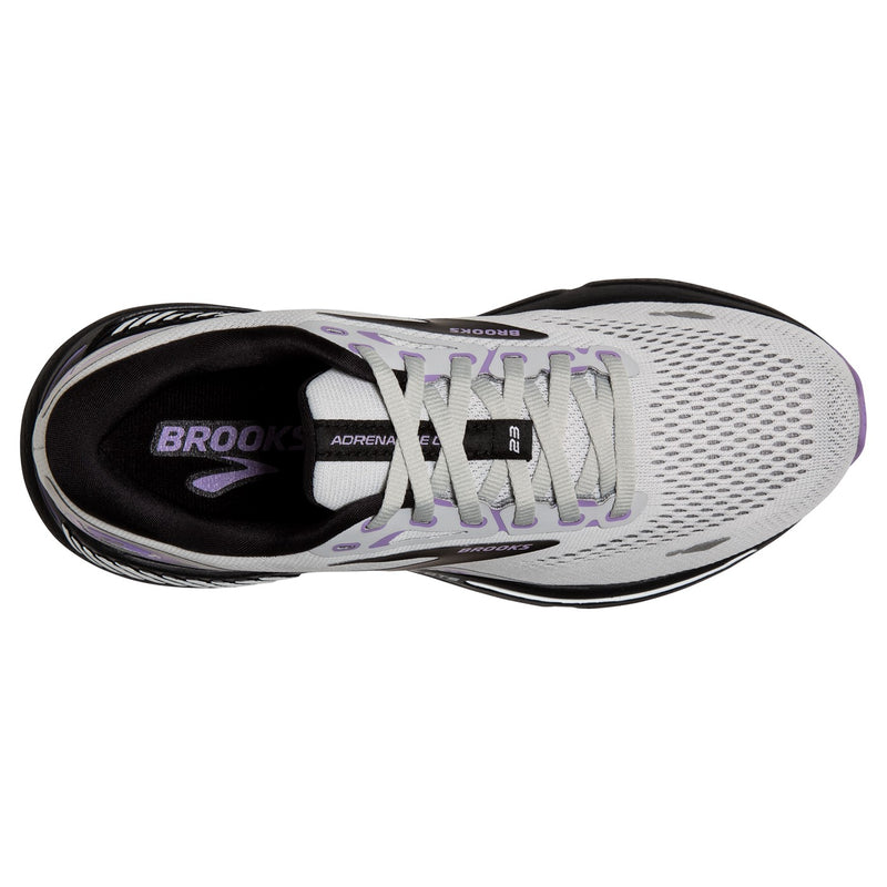 Brooks Adrenaline GTS 23 Grey Black Purple Women's