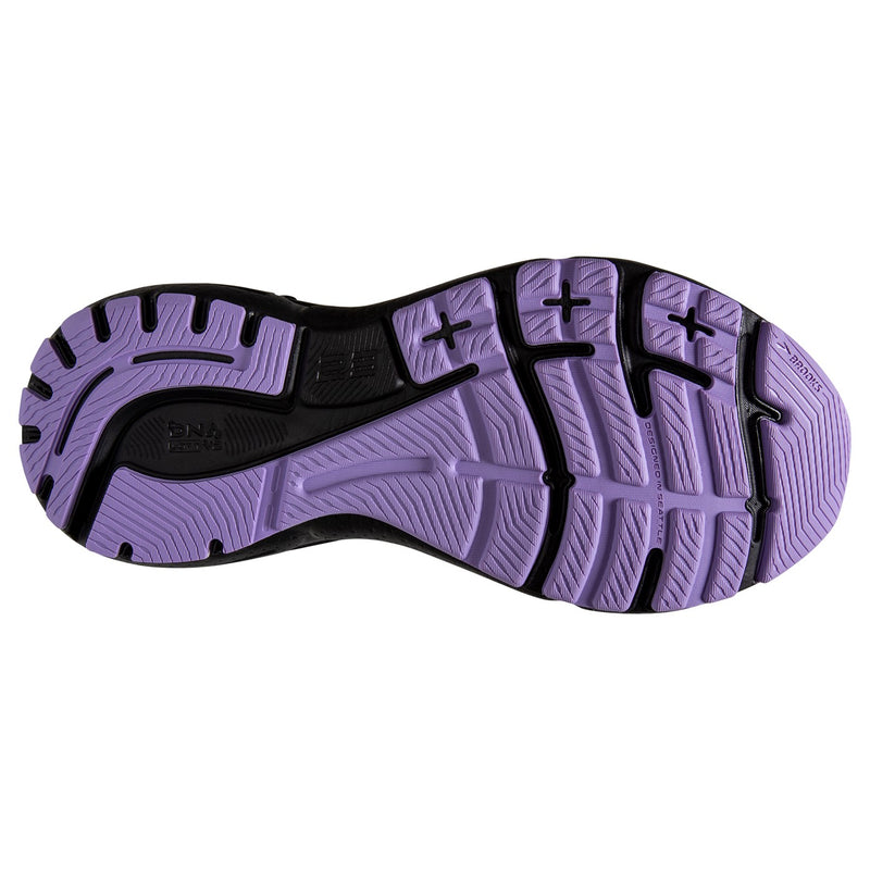 Brooks Adrenaline GTS 23 Grey Black Purple Women's