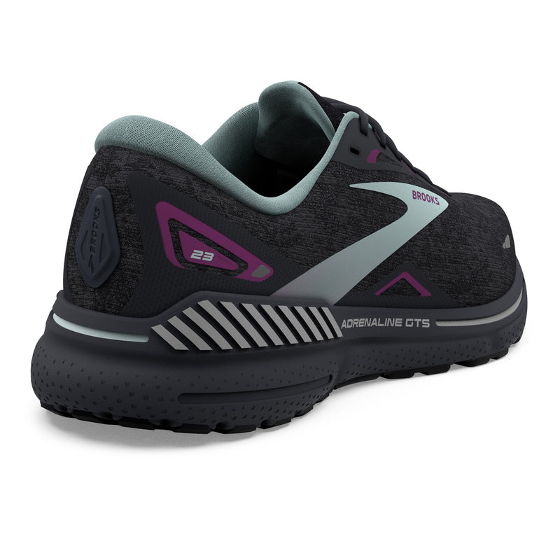 Brooks Adrenaline GTS 23 Black Light Blue Purple Women's