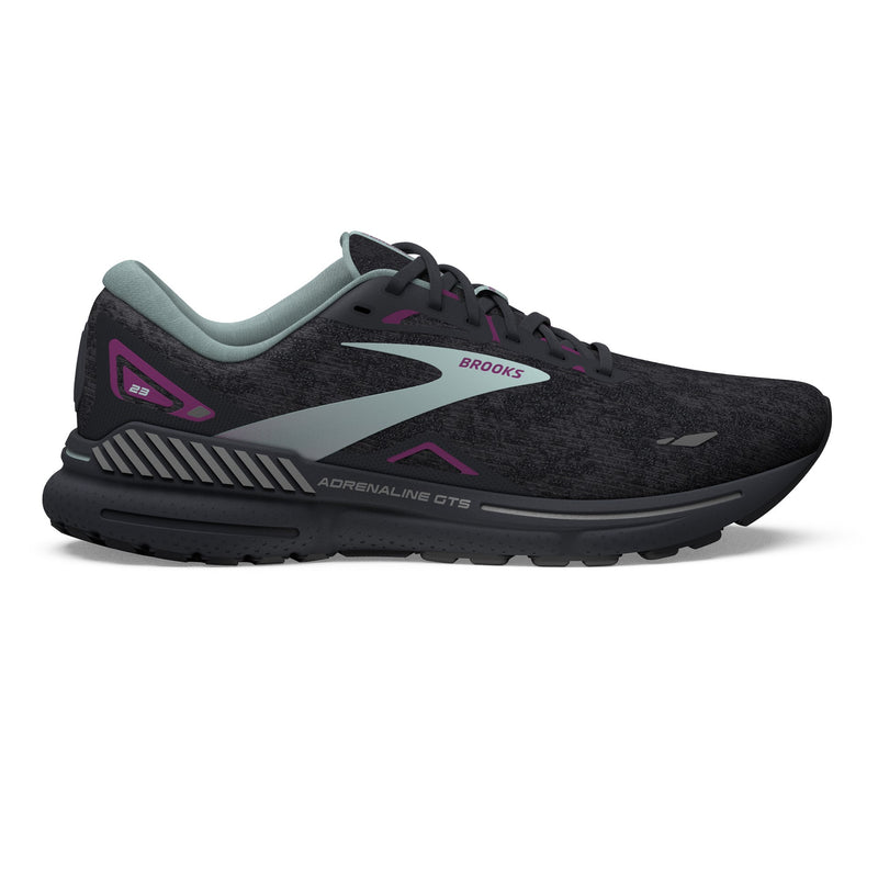 Brooks Adrenaline GTS 23 Black Light Blue Purple Women's