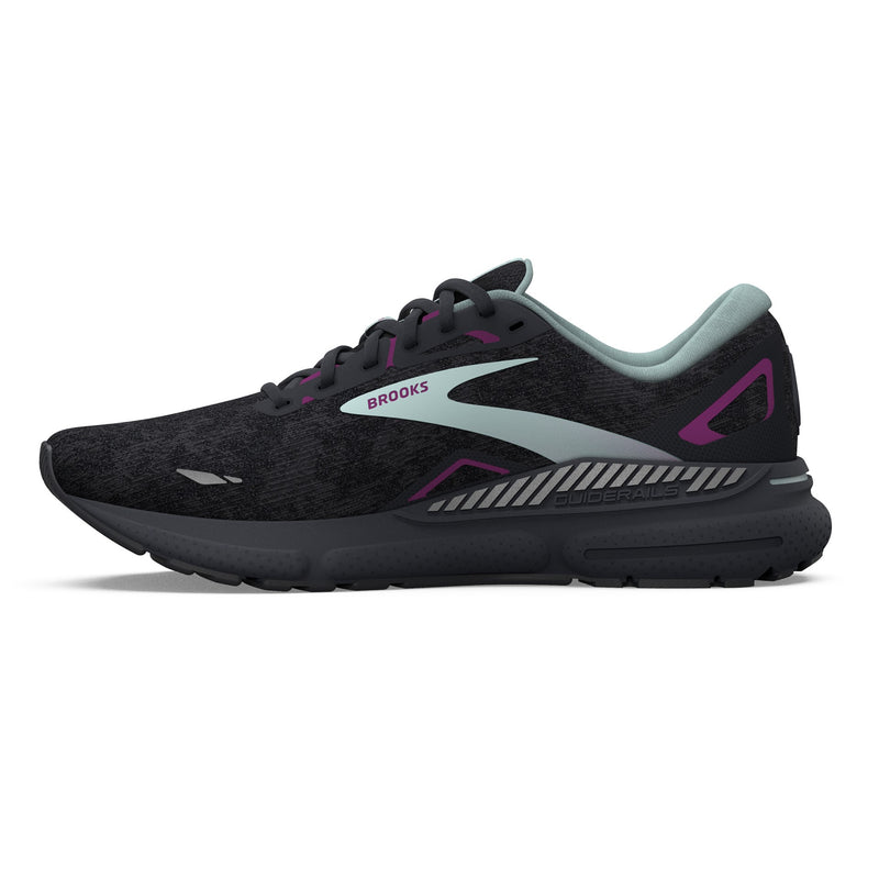 Brooks Adrenaline GTS 23 Black Light Blue Purple Women's