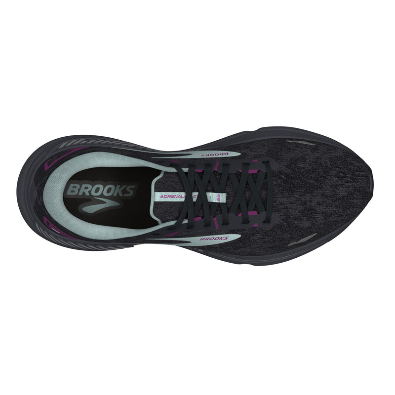 Brooks Adrenaline GTS 23 Black Light Blue Purple Women's