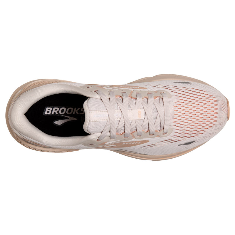 Brooks Adrenaline GTS 23 Crystal Grey Villa White Women's  4