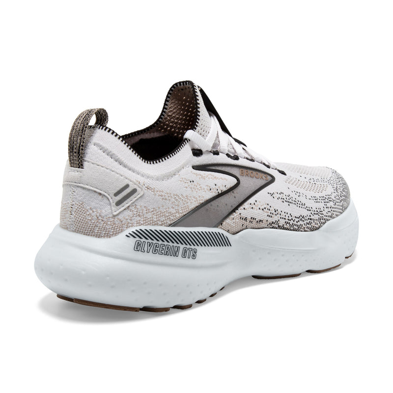 Brooks Glycerin StealthFit GTS 21 White Grey Black Women's 3