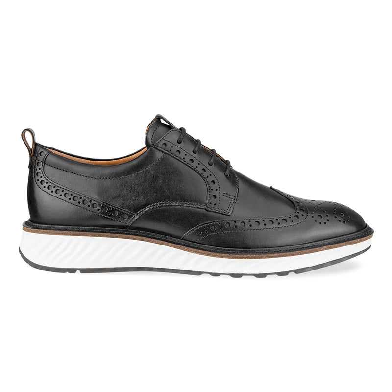 Ecco ST.1 Hybrid Black Wingtip Men's